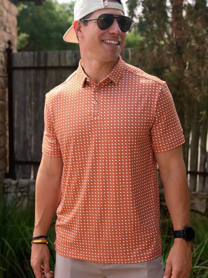 Performance Polo - Texas Orange - KC Outfitter