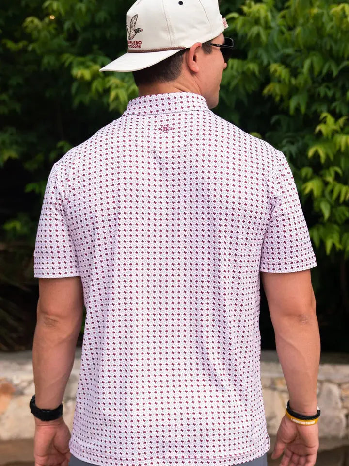 Burlebo - Performance Polo, White Tx - KC Outfitter