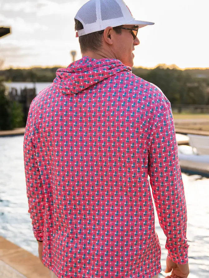 Burlebo - Performance Hoodie American Flag - KC Outfitter