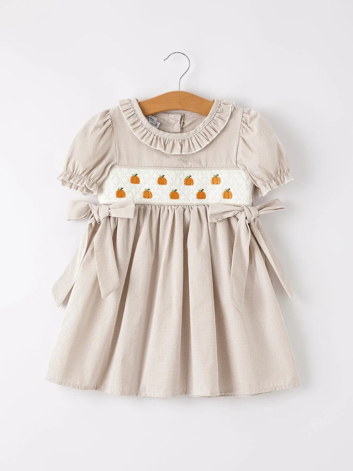 Pumpkin Embroidery Dress