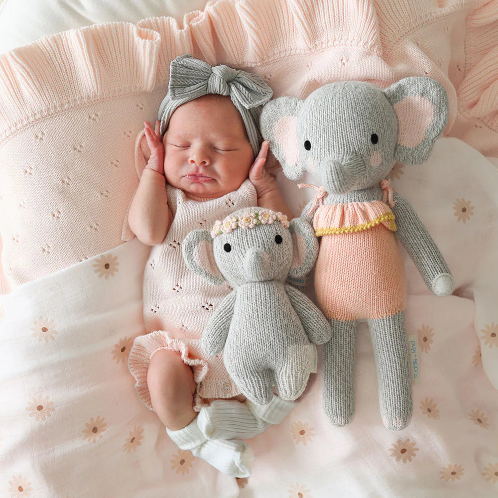 Cuddle + Kind, Baby Elephant, Blush