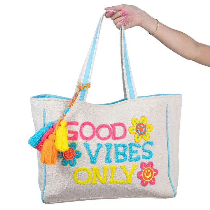 Good Vibes Only Tote - KC Outfitter