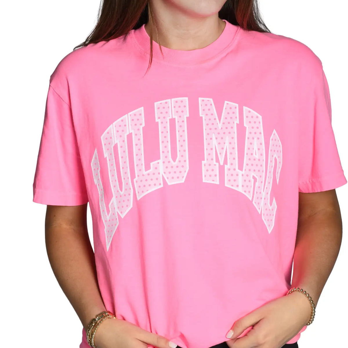 Lulu Mac - Polka Dot Print t-shirt