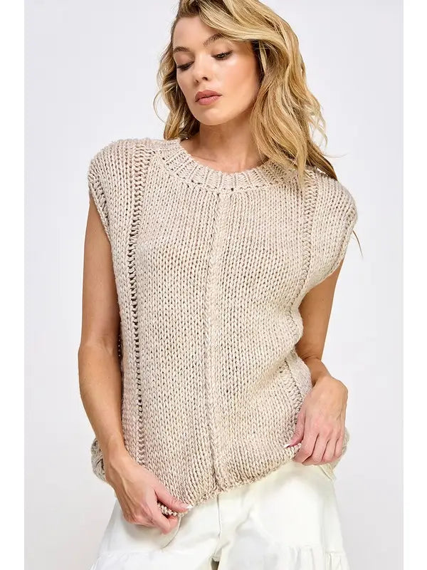 Morgan Knit Sweater Vest - KC Outfitter