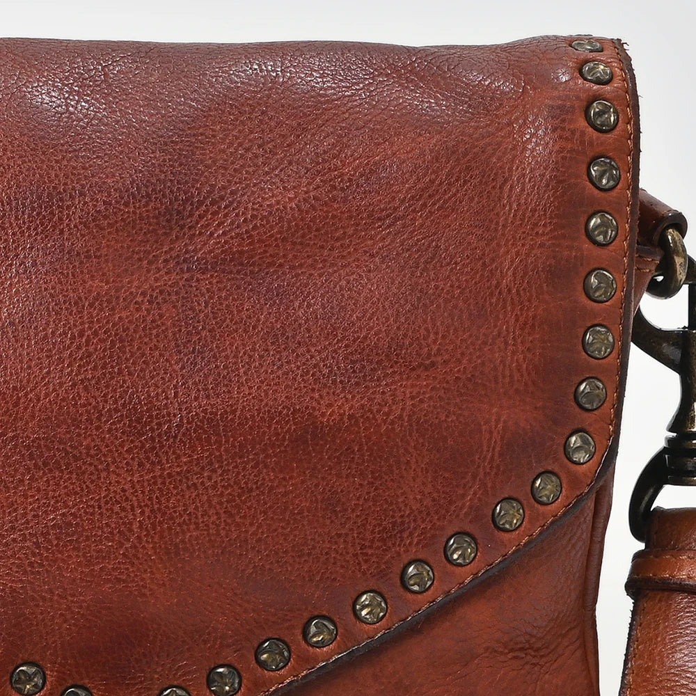 Studded Leather Crossbody Bag - KC Outfitter