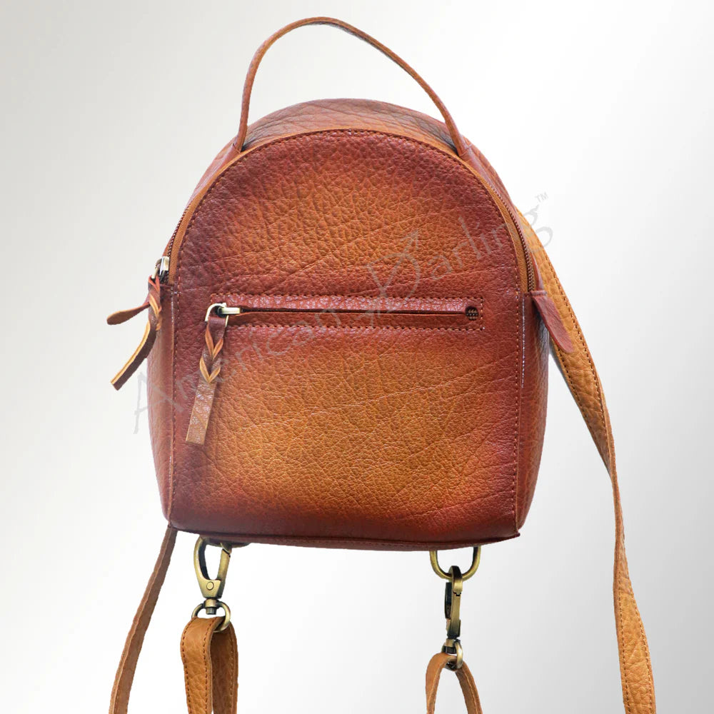 Leather Mini Backpack - KC Outfitter
