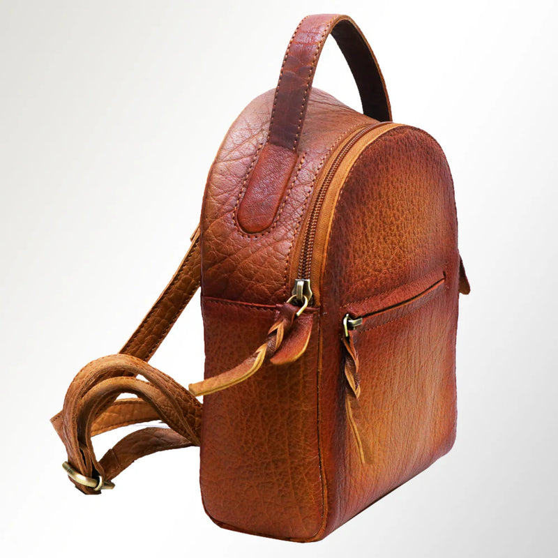 Leather Mini Backpack - KC Outfitter