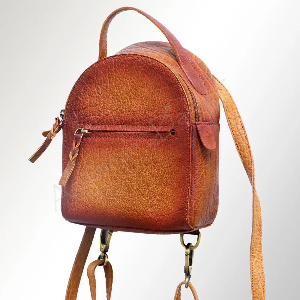 Leather Mini Backpack - KC Outfitter