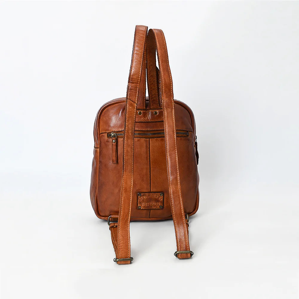 Valero Tanned Leather Backpack - KC Outfitter