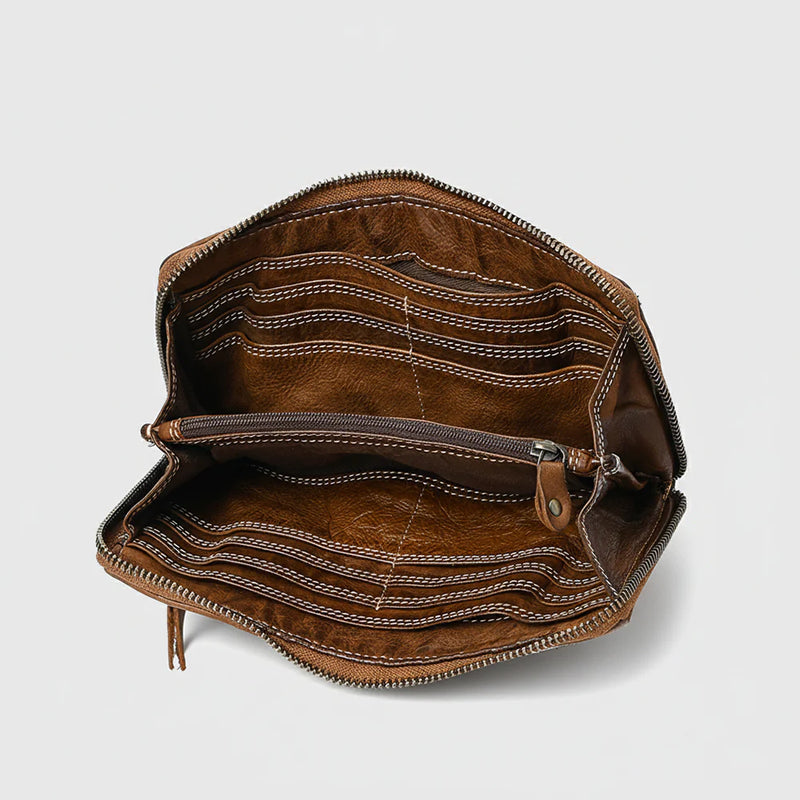 Leather Daily Wristlet - KC Outfitter
