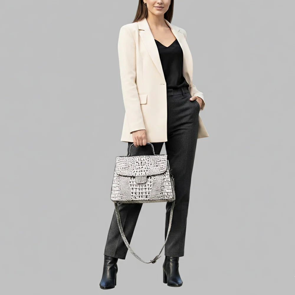 Western Crocodile Embossed Bag - KC Outfitter