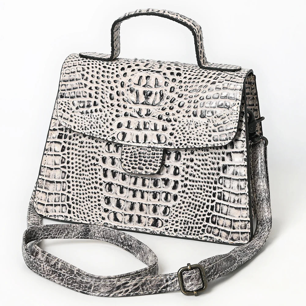 Western Crocodile Embossed Bag - KC Outfitter