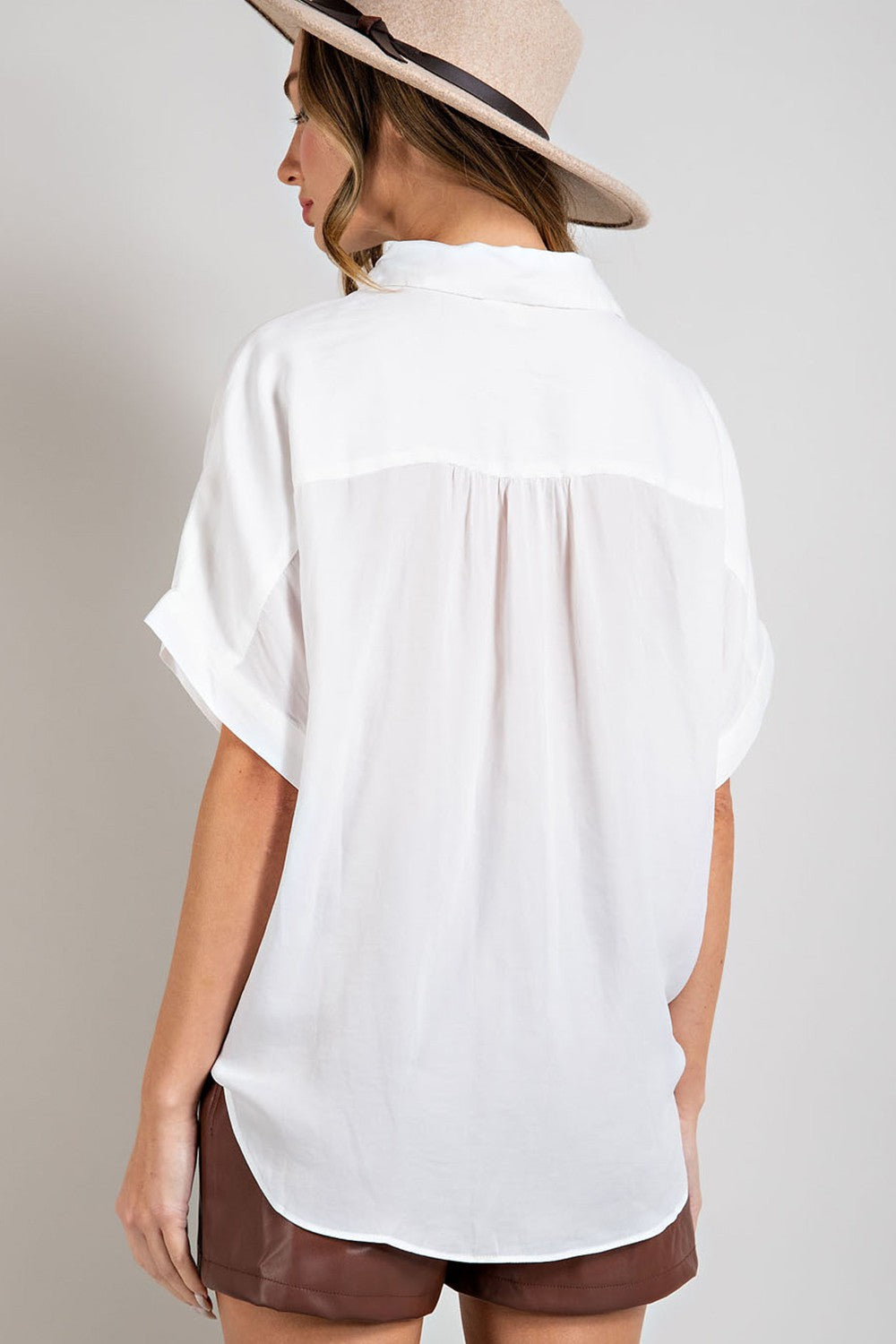 Lola White Blouse - KC Outfitter