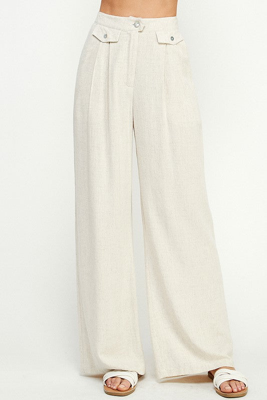 Lyndy Pleated Trousers - KC Outfitter