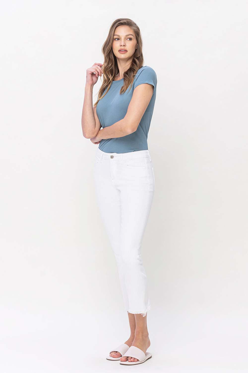 Melissa White Midrise Jeans