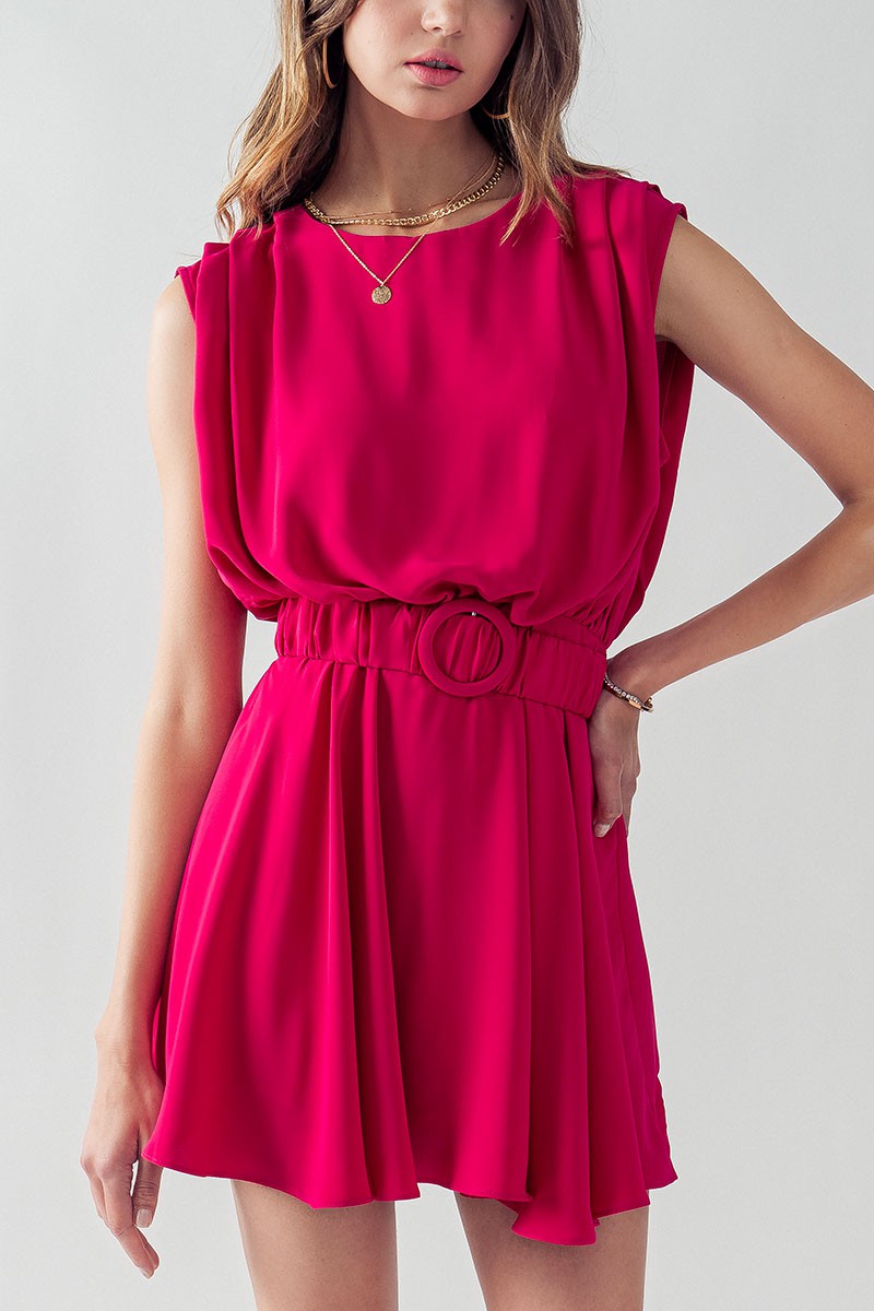 Camile Hot Pink Dress - KC Outfitter