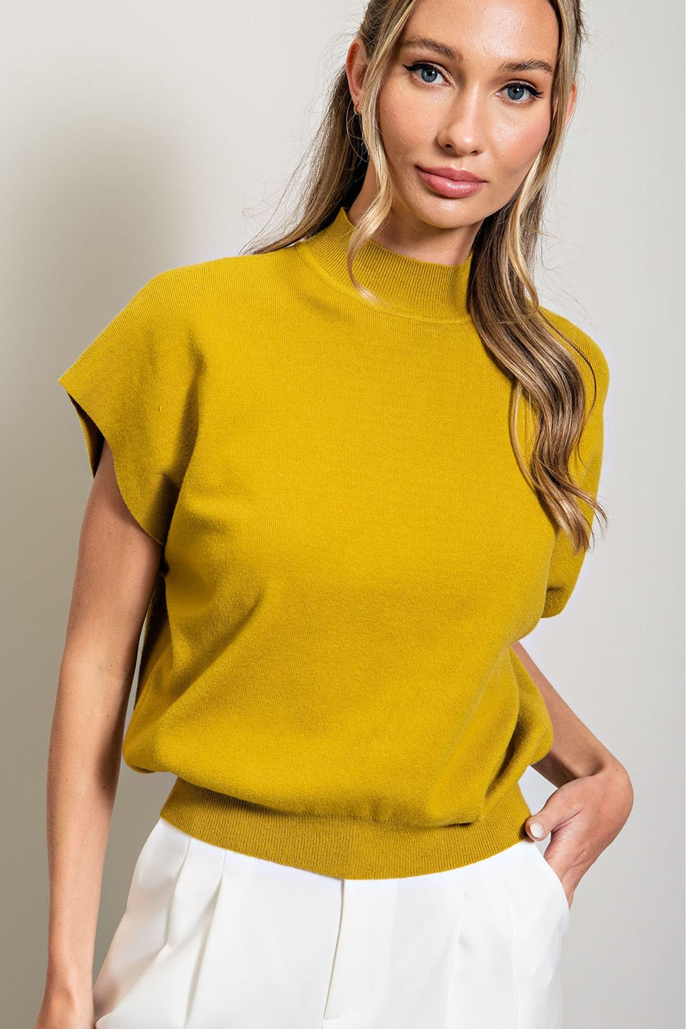 Olivia Mock Neck Sweater - KC Outfitter