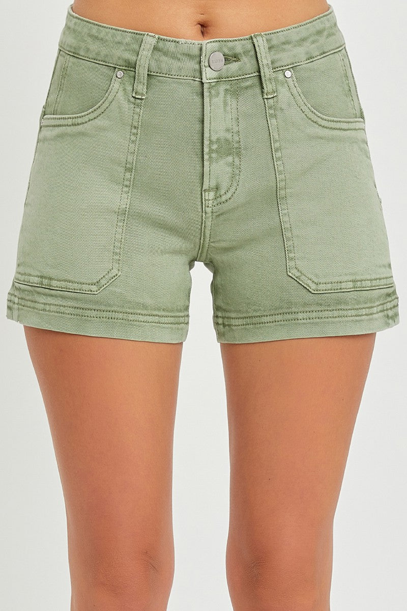 Sage Denim Shorts - KC Outfitter