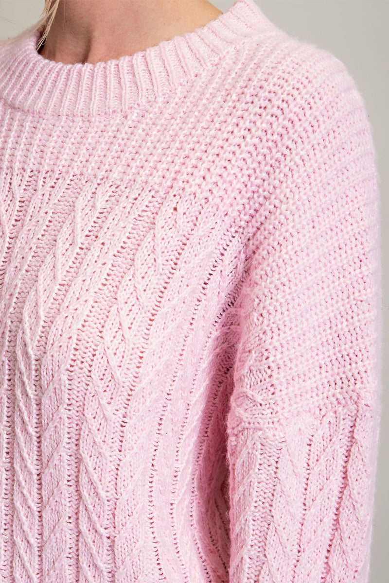 Veronica Pink Sweater - KC Outfitter