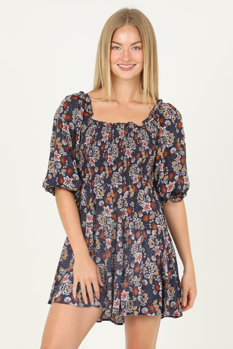 Monica Print Dress - KC Outfitter