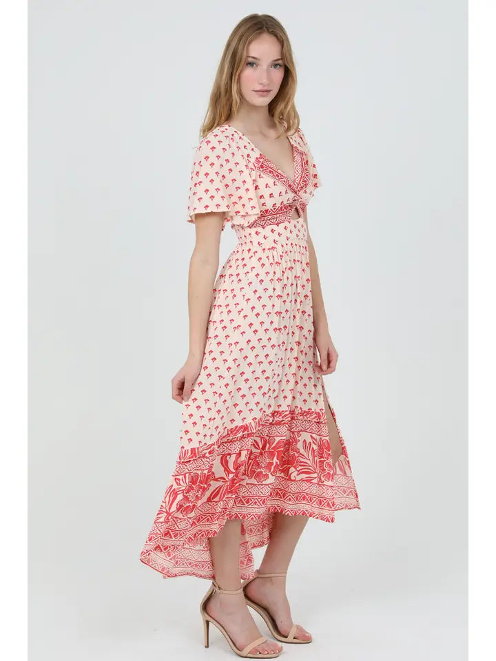 Aubree Print Maxi Dress