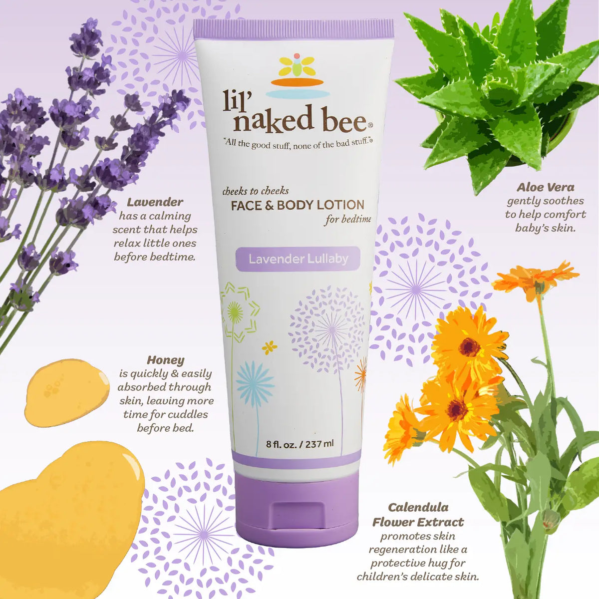 Naked Bee- Cheeks to Cheeks Lotion