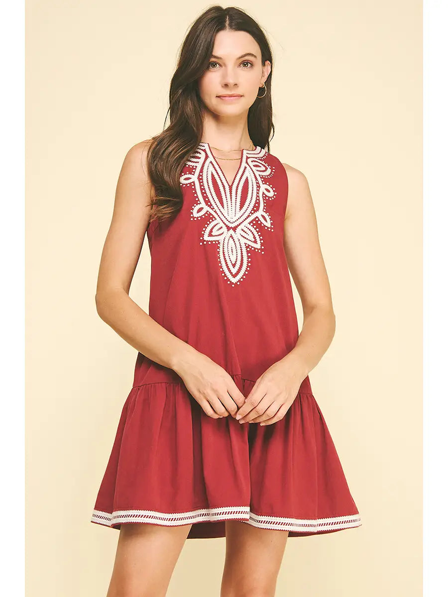 Emily Embroidered Dress
