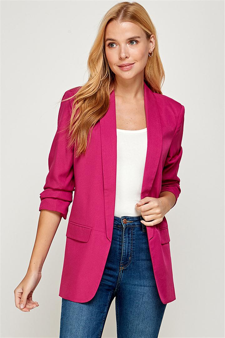 Kennedi Pink Blazer - KC Outfitter