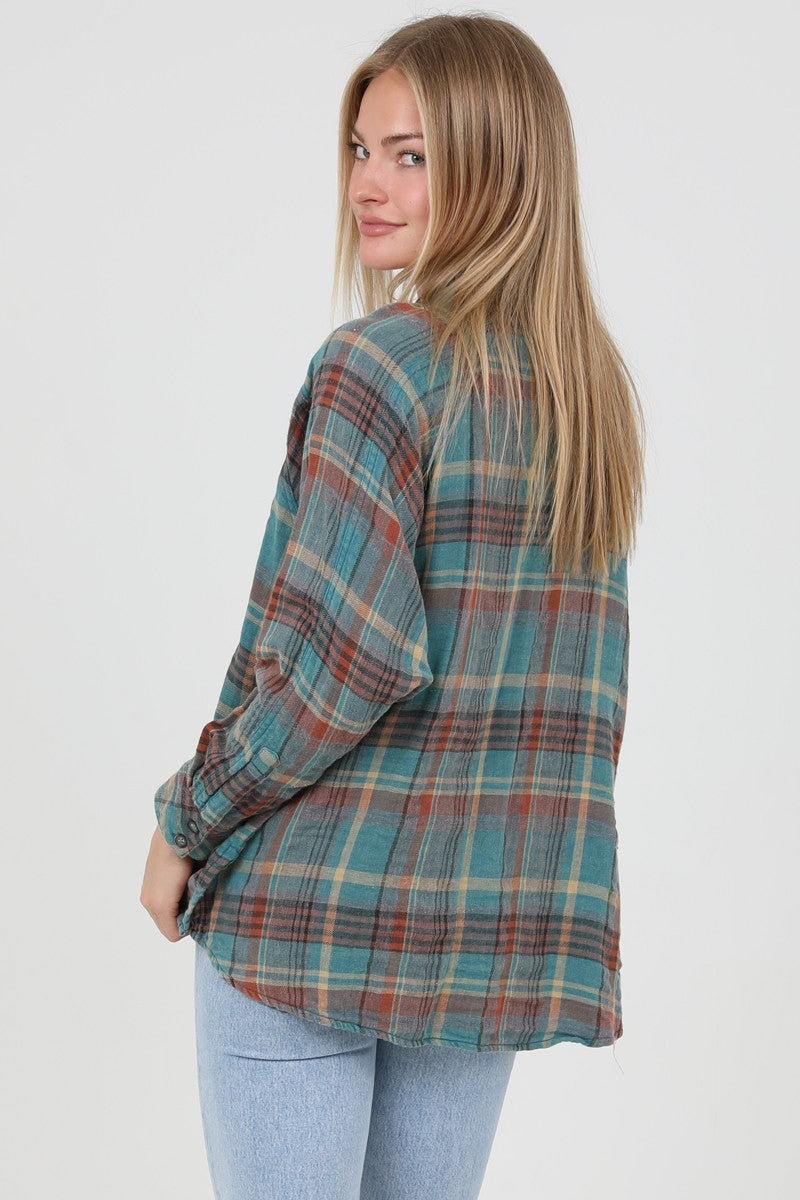 Ashley Plaid Shacket - KC Outfitter