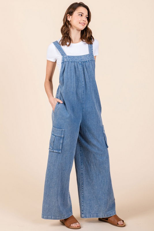 Victoria Denim Overalls - KC Outfitter