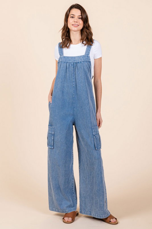 Victoria Denim Overalls - KC Outfitter