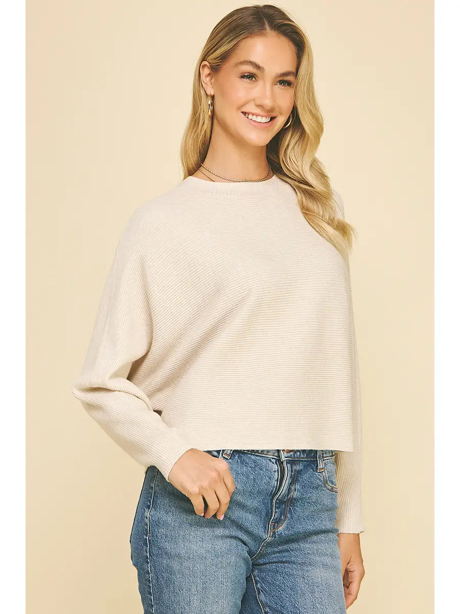 Olivia Dolman Sleeve Top - KC Outfitter