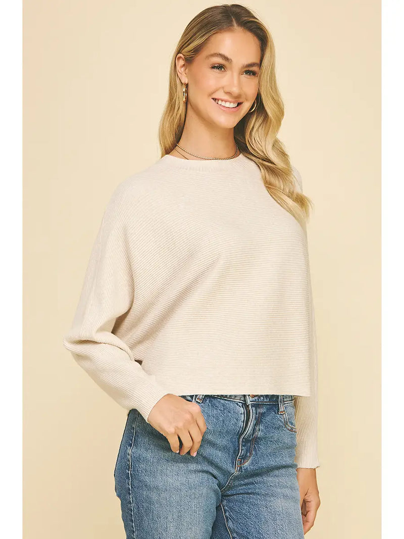Olivia Dolman Sleeve Top - KC Outfitter
