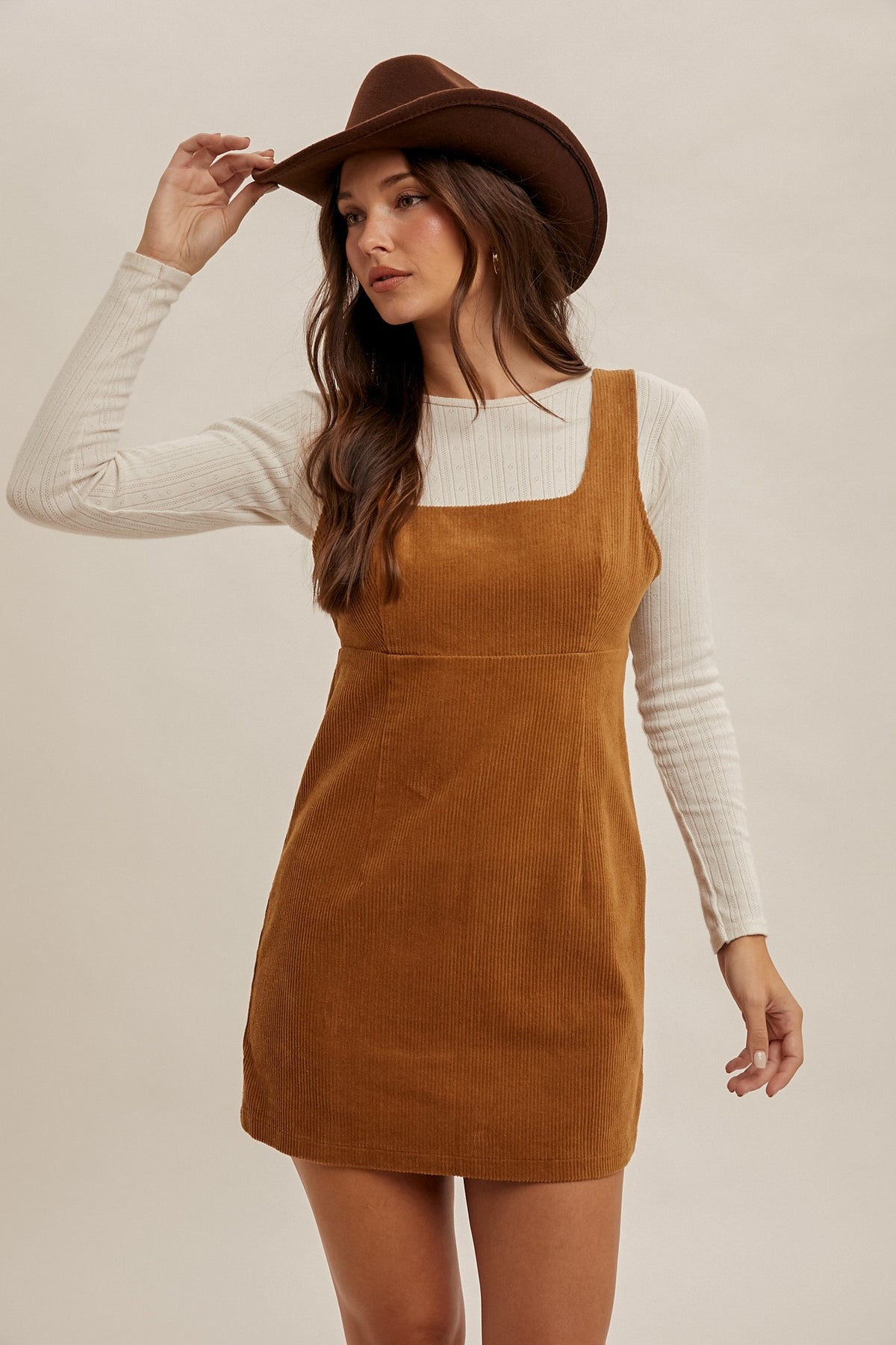 Kimberly Pinafore Dress