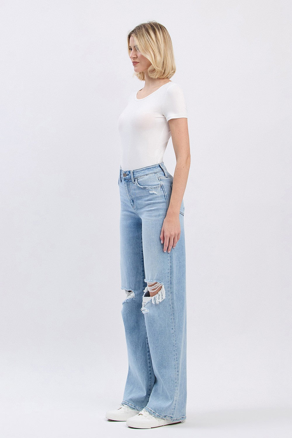 Halsey High Rise Wide Leg Jean
