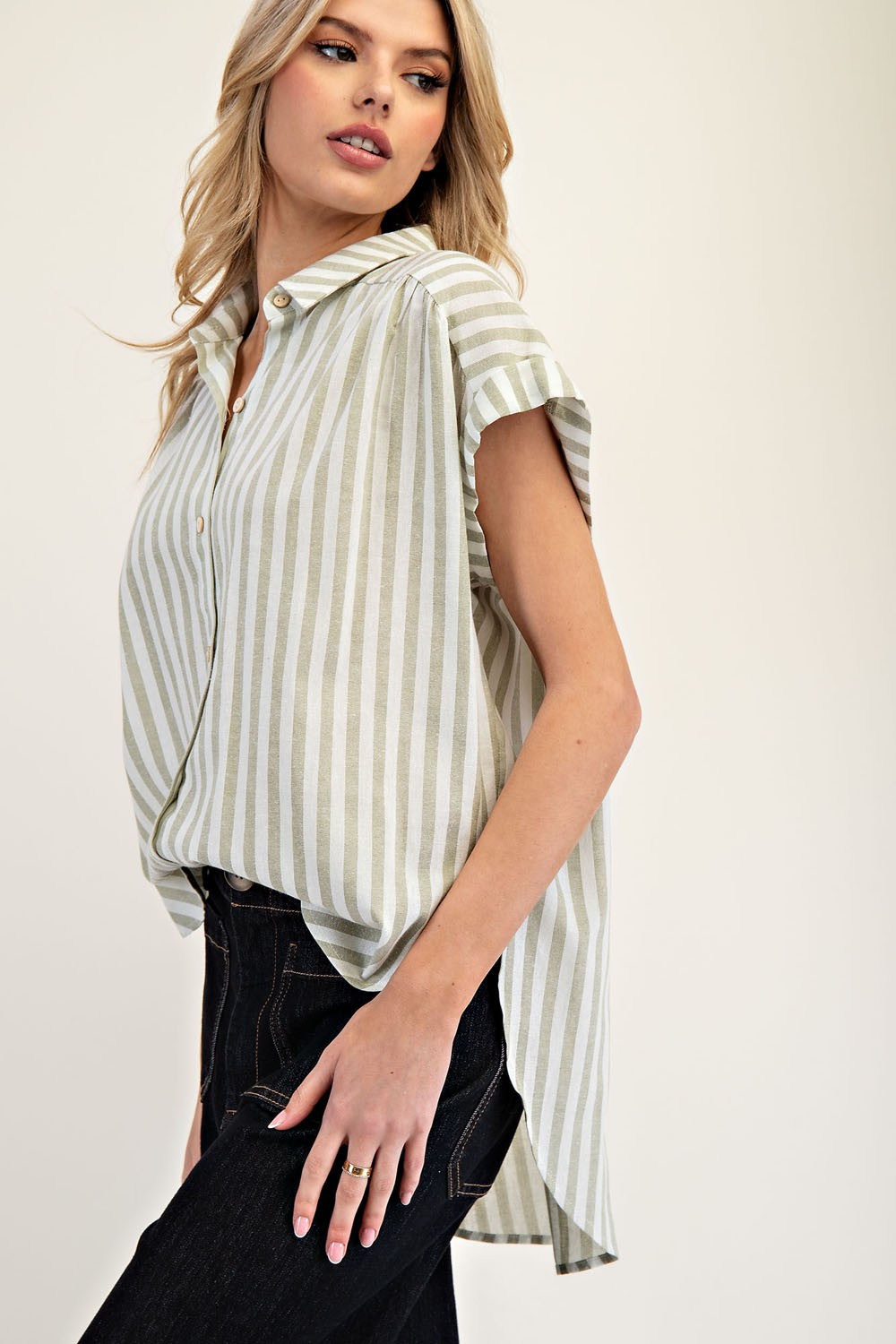 Gina Striped Blouse