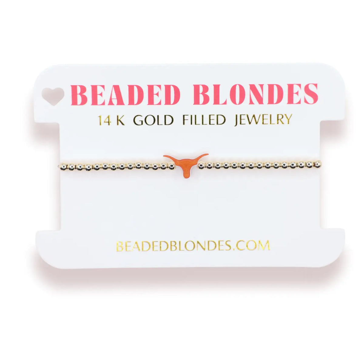 Beaded Blondes - Longhorn Gold Bracelet - KC Outfitter