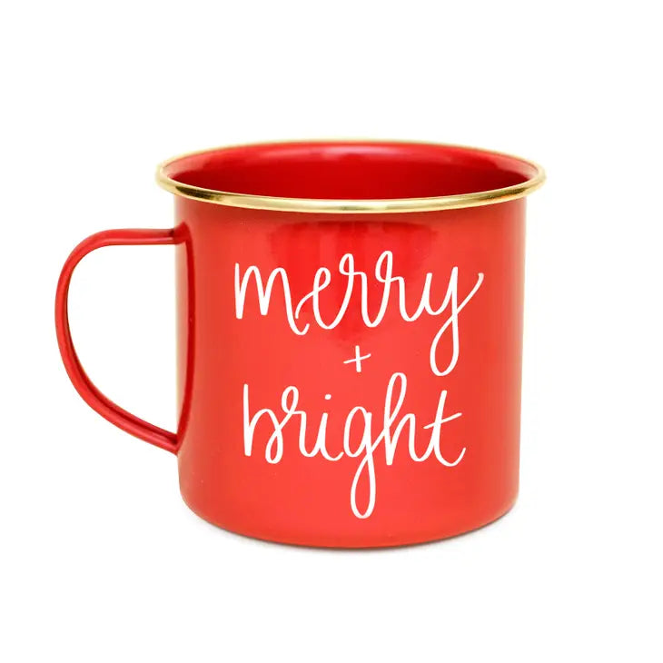 Merry + Bright Coffee Cup - KC Outfitter