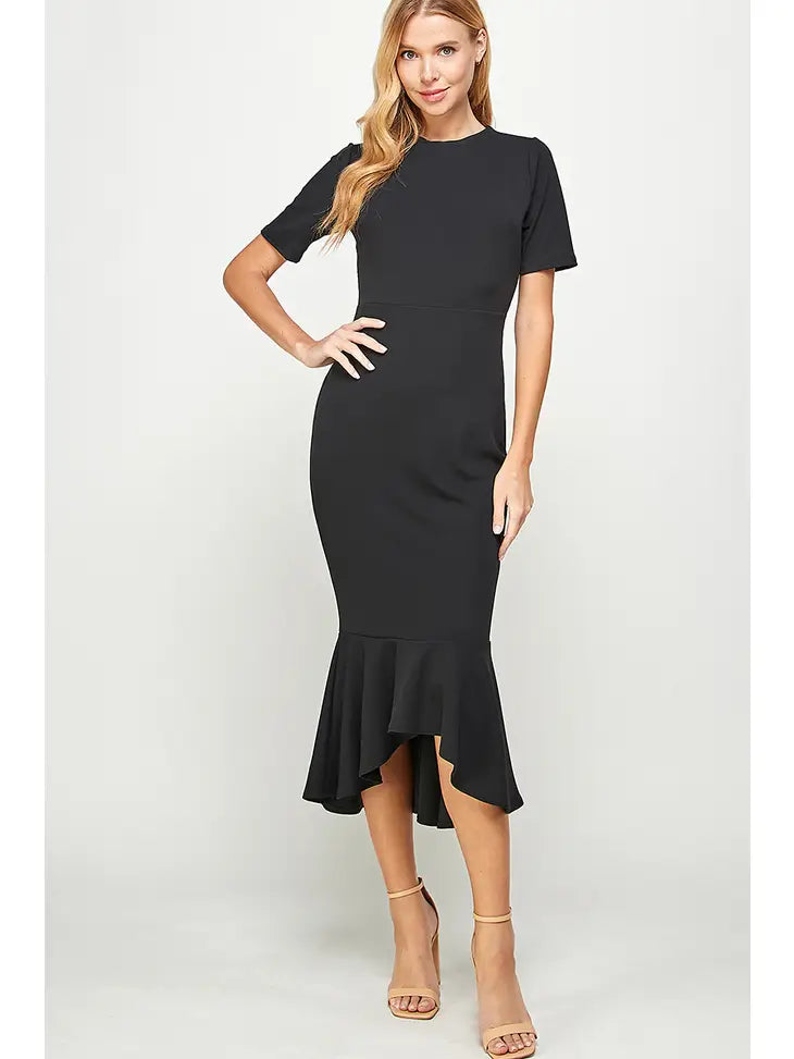 Mermaid Skirt Midi Dress