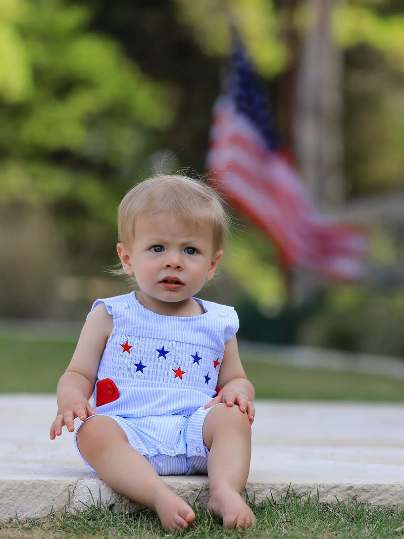 4th of July Patriotic Romper - KC Outfitter