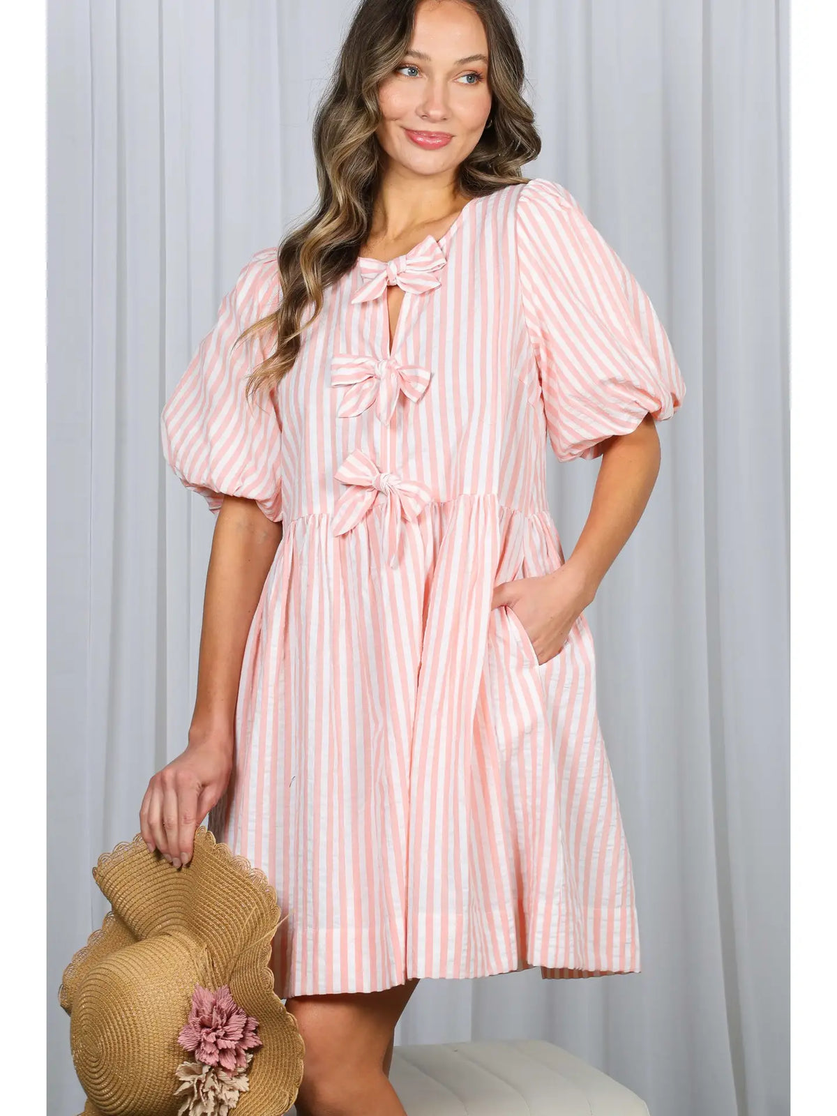 Paulia Striped Dress