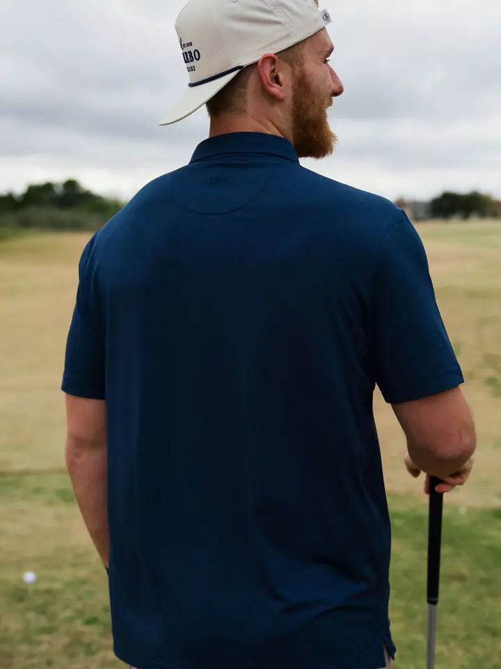 Burlebo - Performance Polo, Navy - KC Outfitter