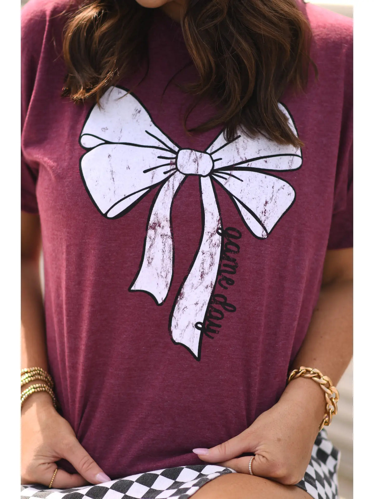 Bow Game Day Tshirt