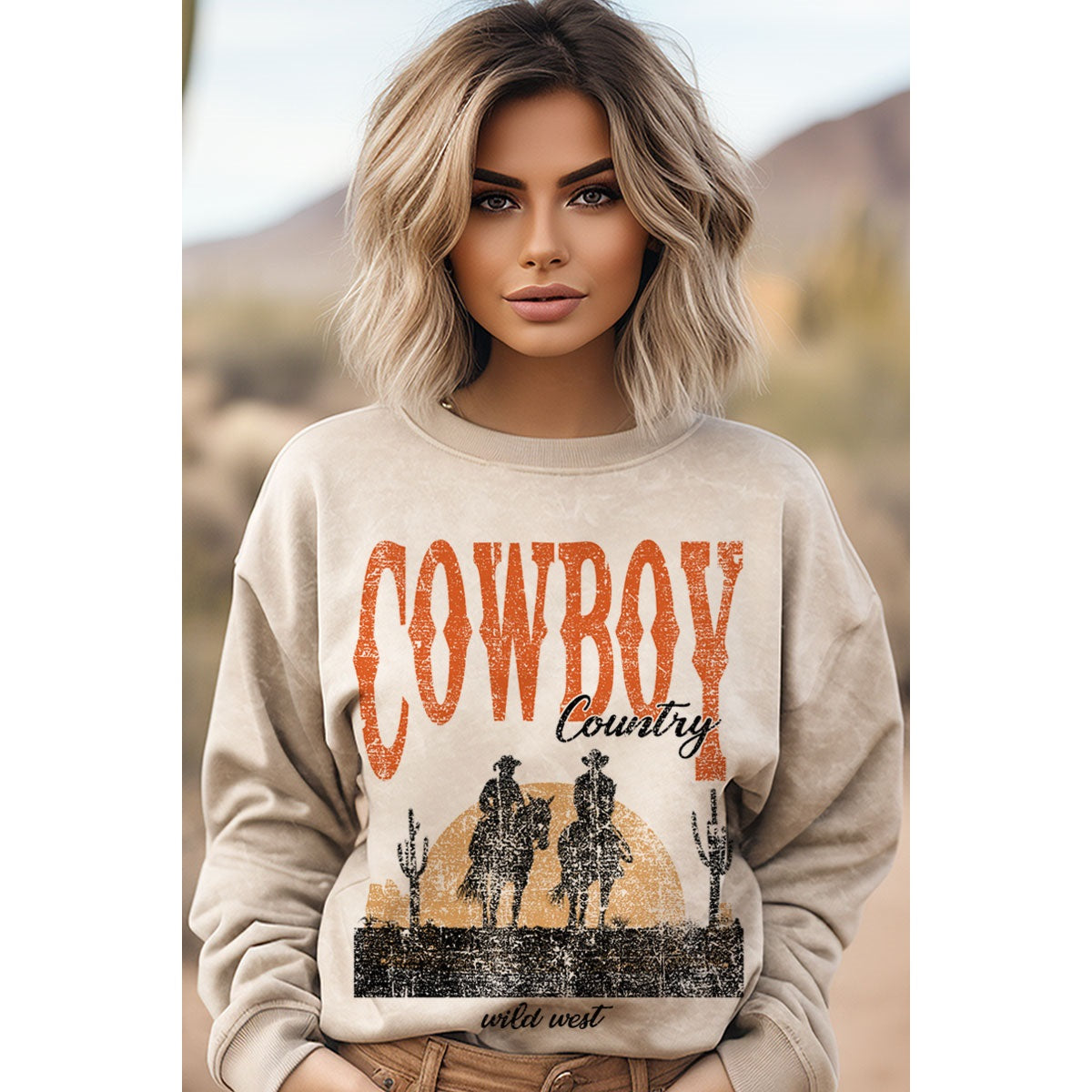 Cowboy Country Graphic Sweatshirt