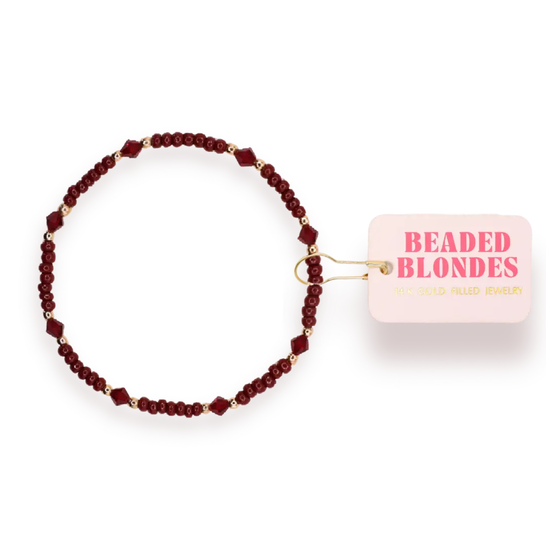 Beaded Blondes - Eleanor Burgundy