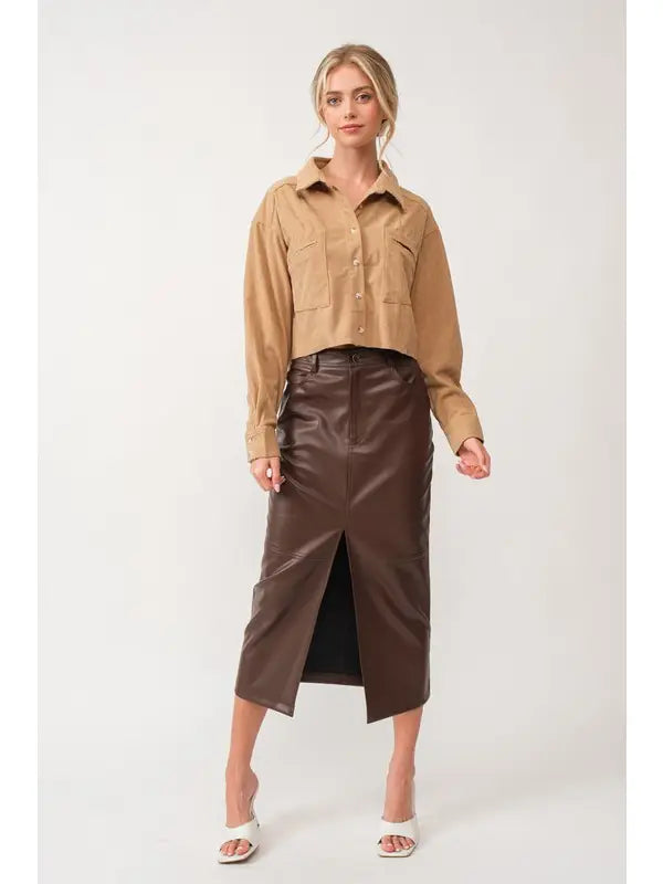 Alina Corduroy Crop Jacket