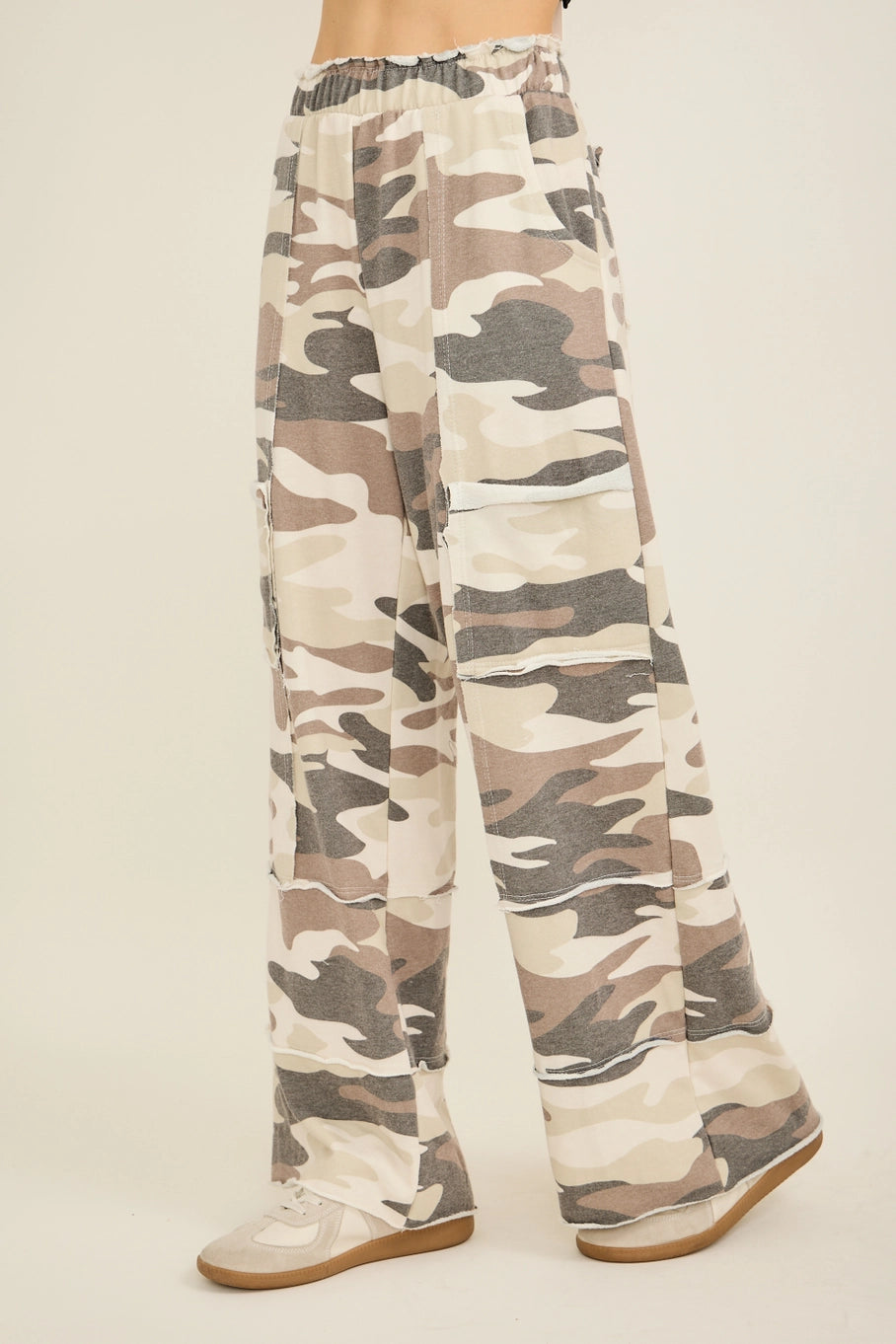 Soft Creamy Camo Pant