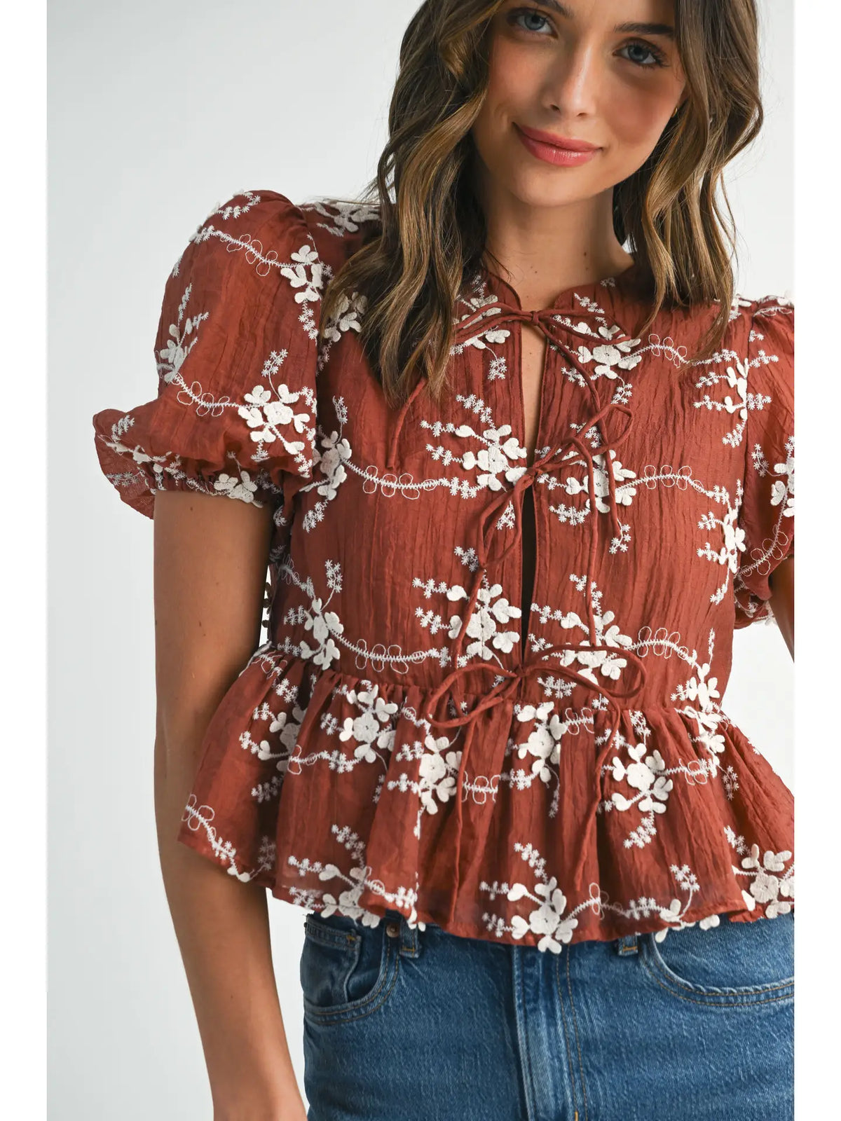 Melony Peplum Blouse