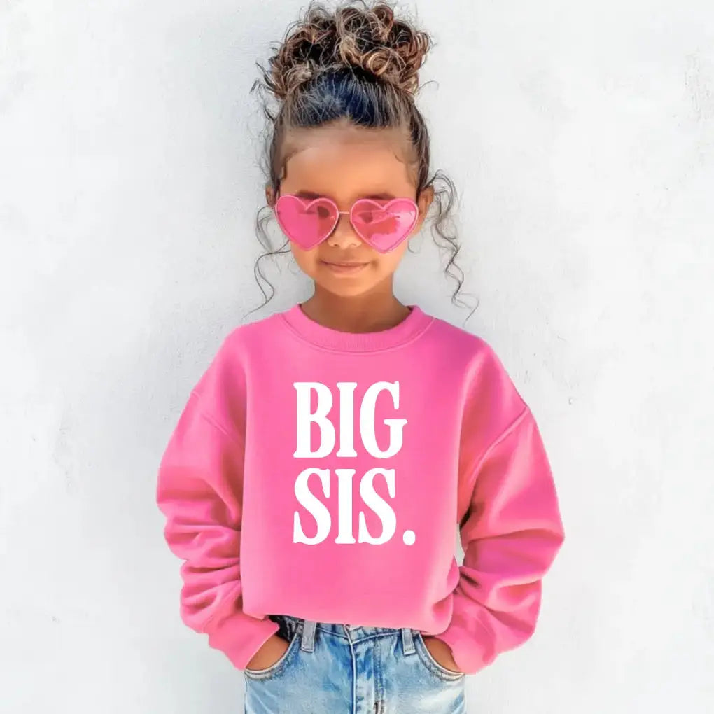 Big Sis Pink Sweatshirt