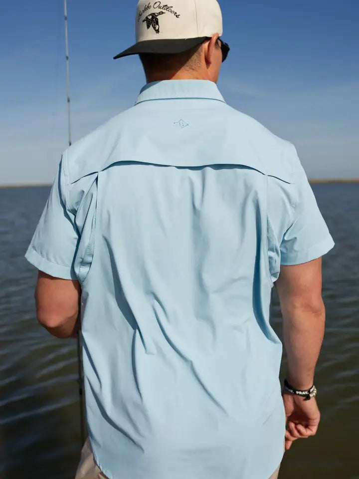 Burlebo - Performance Fishing Shirt - Blue - KC Outfitter